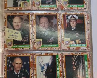 Desert Storm trading cards