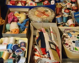 Thread , sewing and craft supplies 