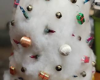 Handmade vintage Christmas tree