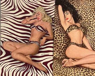 NEW Pin Up Girl Playing Cards - comes in leather wallet