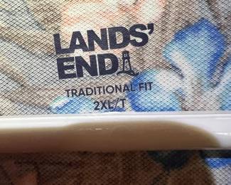 Lands End 2XLT clothing mens Hawaiian shirt