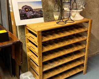 Wine rack & more at South Hadley Estate Sale in Massachusetts MA