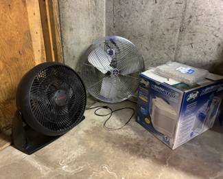 Large fans including Vornado 