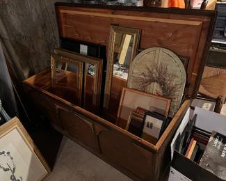 Cedar chest & photo frames in South Hadley MA