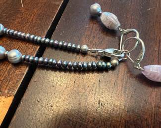 Necklace and matching earrings