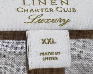 Linen Charter Club womens clothing tops