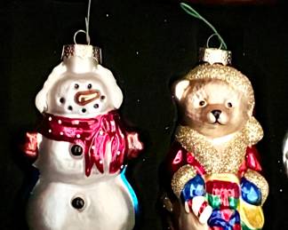 Christopher Radko style Christmas Ornaments 