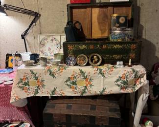 Large vintage chests at South Hadley Estate Sale in Massachusetts MA