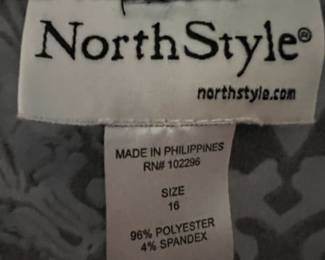 North style burnout dress womens