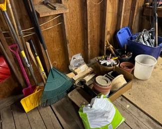 Lawn care tools at South Hadley Estate Sale in Massachusetts MA
