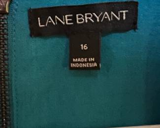 Lane Bryant size 16 top teal