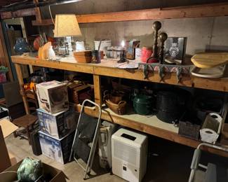 Stepladder, portable air conditioning unit, more at South Hadley Estate Sale in Massachusetts MA