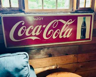 Barware, Beer Glasses, Bar signs, Coca-Cola signs, Neon light-up signs, and more Home Bar Decor and Man Cave or She Shed items at our Estate Sale in S Hadley Massachusetts this Sunday, July 14!