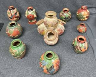 CT669Nicaraguan And Indian Clay Pots