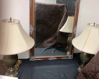 CT637French Style Table Lamps With Traditional Mirror