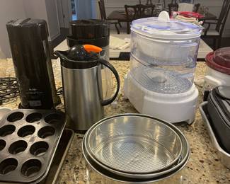 Elaborate line of baking items