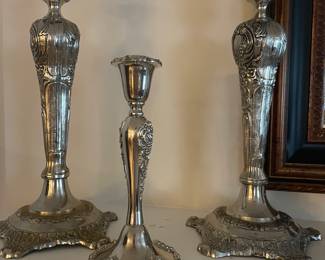 Beautiful Silver Candlesticks - Several Sets