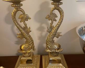 Beautiful Brass Candlesticks 