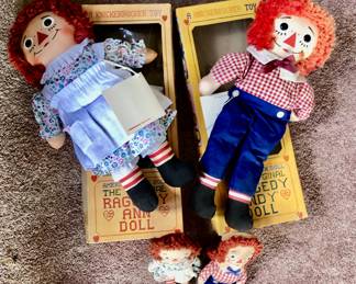 Raggedy Ann & Andy Dolls 