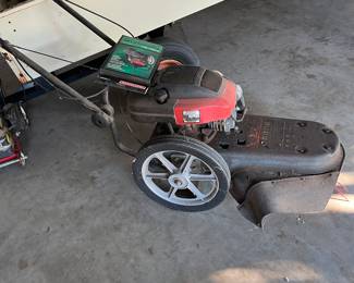 high-wheeled weed trimmer