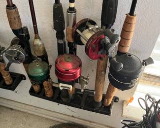 fishing rods and reels
