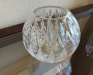 crystal vase