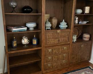 Drexel 3-piece book/display shelves