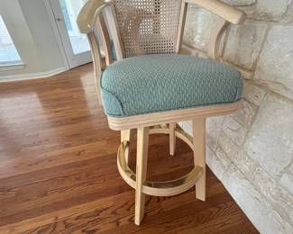 blond bar stools, 4 available