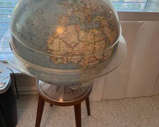 globe on stand