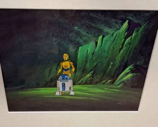 Disney framed cel "R2D2 and C3PO"