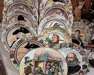 Royal Doulton collector china plates
