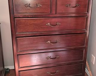 Much, much furniture, antique and modern.  Chest of drawers