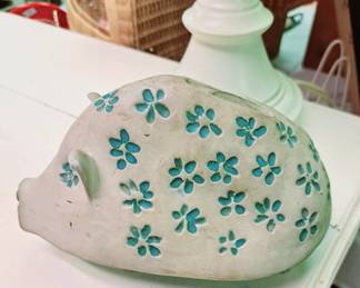 MCM items. Bennington piggy bank