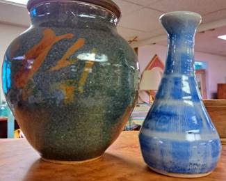 Local artist Leila Hicks pottery