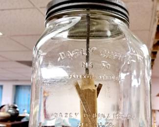 Vintage kitchenware.  Dazey #40 butter churn