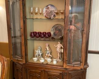 Heritage Lighted China Cabinet