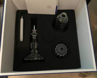 St. Louis Hurricane Candlesticks - Pair new in box 