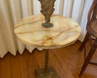 Antique marble top table 