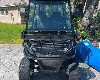 2023 Epic E40FL Icon 4 Person Electric Street Legal Golf Cart , Charcoal Gray, LSV Package with Blue Tooth Sound System. Mileage: 1,282.
Purchased 4/2023 for $15,495.
TODAY’S PRICE: $7,500