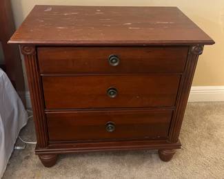 Pair of Kincaid nightstands as found