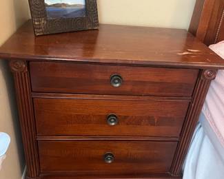 Pair of Kincaid nightstands as found