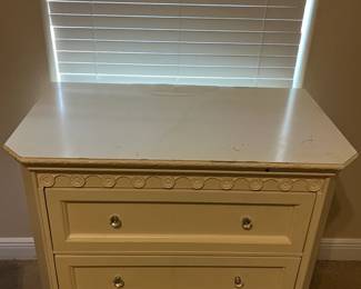 Project piece! White dresser as found.