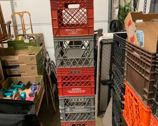 Milk crates $5 each