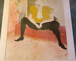 Series of Toulouse Lautrec Prints