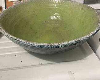 Large Antique Pottery Bowl