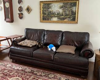 Leather sofa