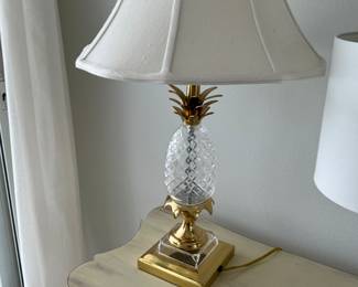Waterford, pineapple lamp