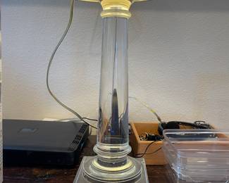 Pair of these gorgeous glass lamps