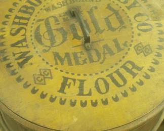 Washburn crosby gold medal flour barrel 