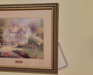 Kincaid wall art with certificate of authentication
